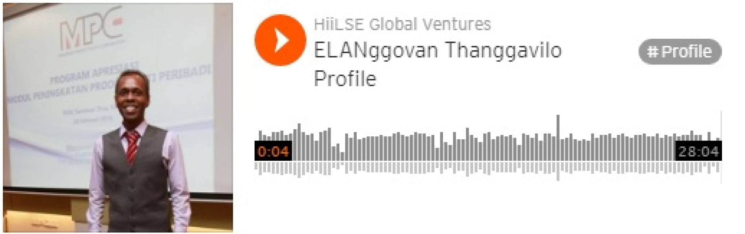 ALogs of ELANggovan's Audio Profile in Tamil