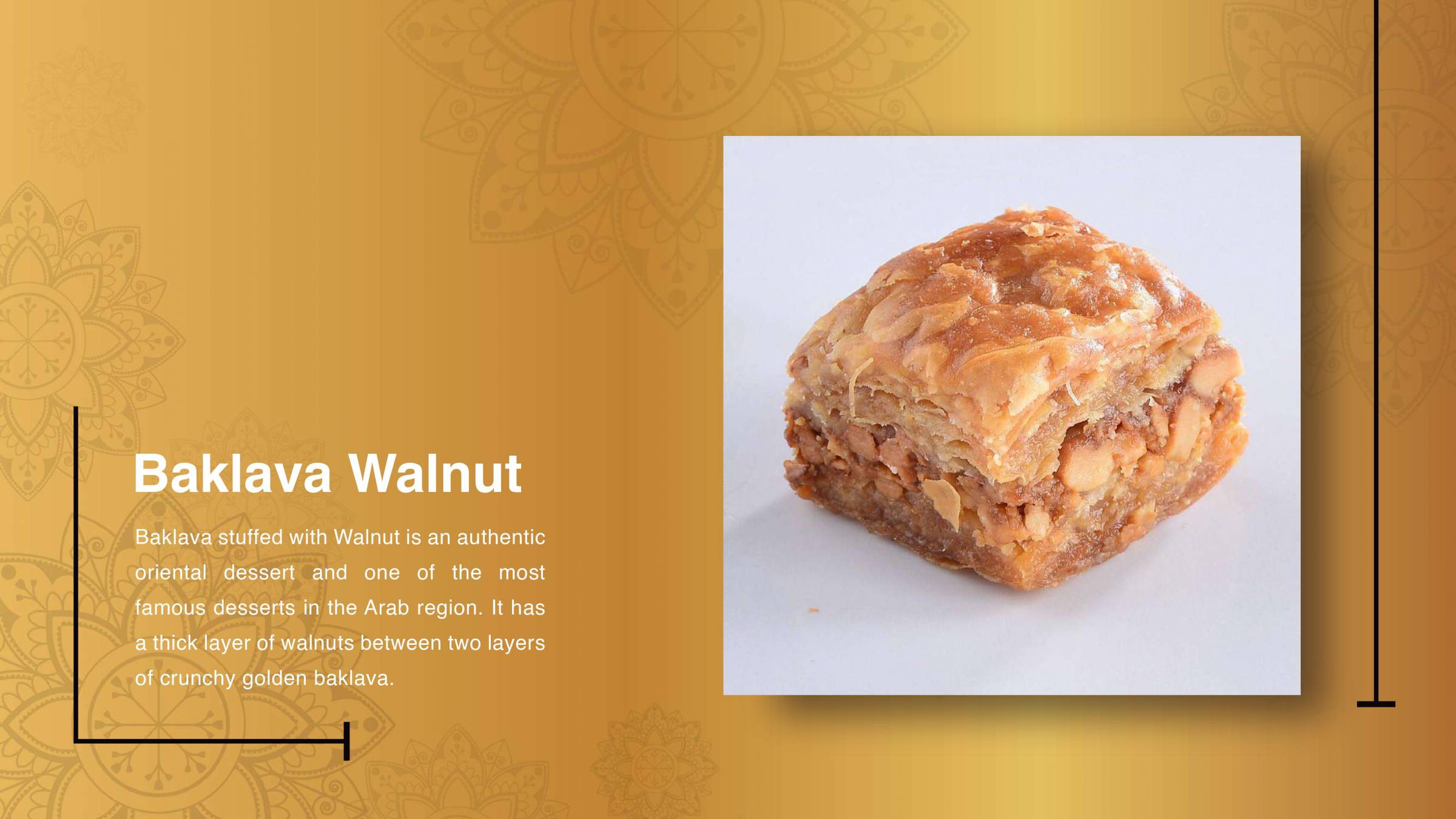 Baklava Walnut