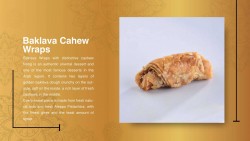 Baklava Cahew Wraps
